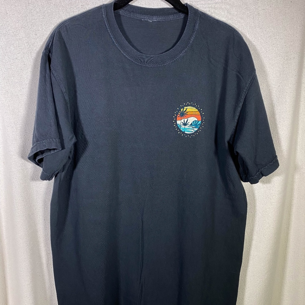 USED Leo Carrillo Campground T-Shirt BLUE "MEDIUM"
